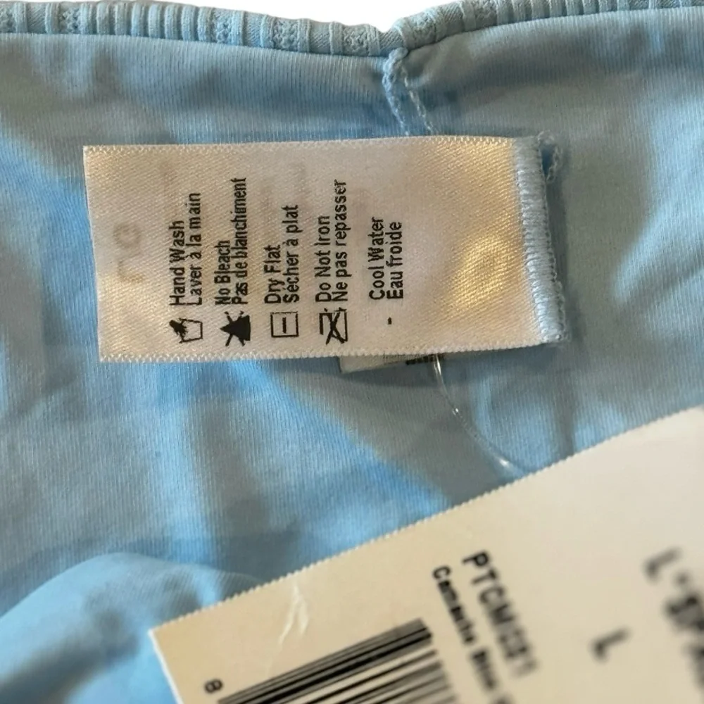 L*Space Camacho Classic Swim Bottoms NEW.‎ Size Large Color Sky Blue